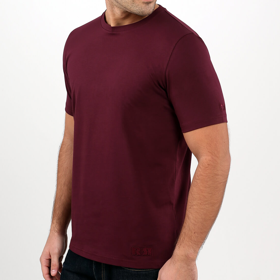 Men's Red T-shirt side Retro Red