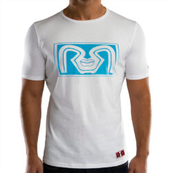 White Slim Fit RR Lips T-shirt
