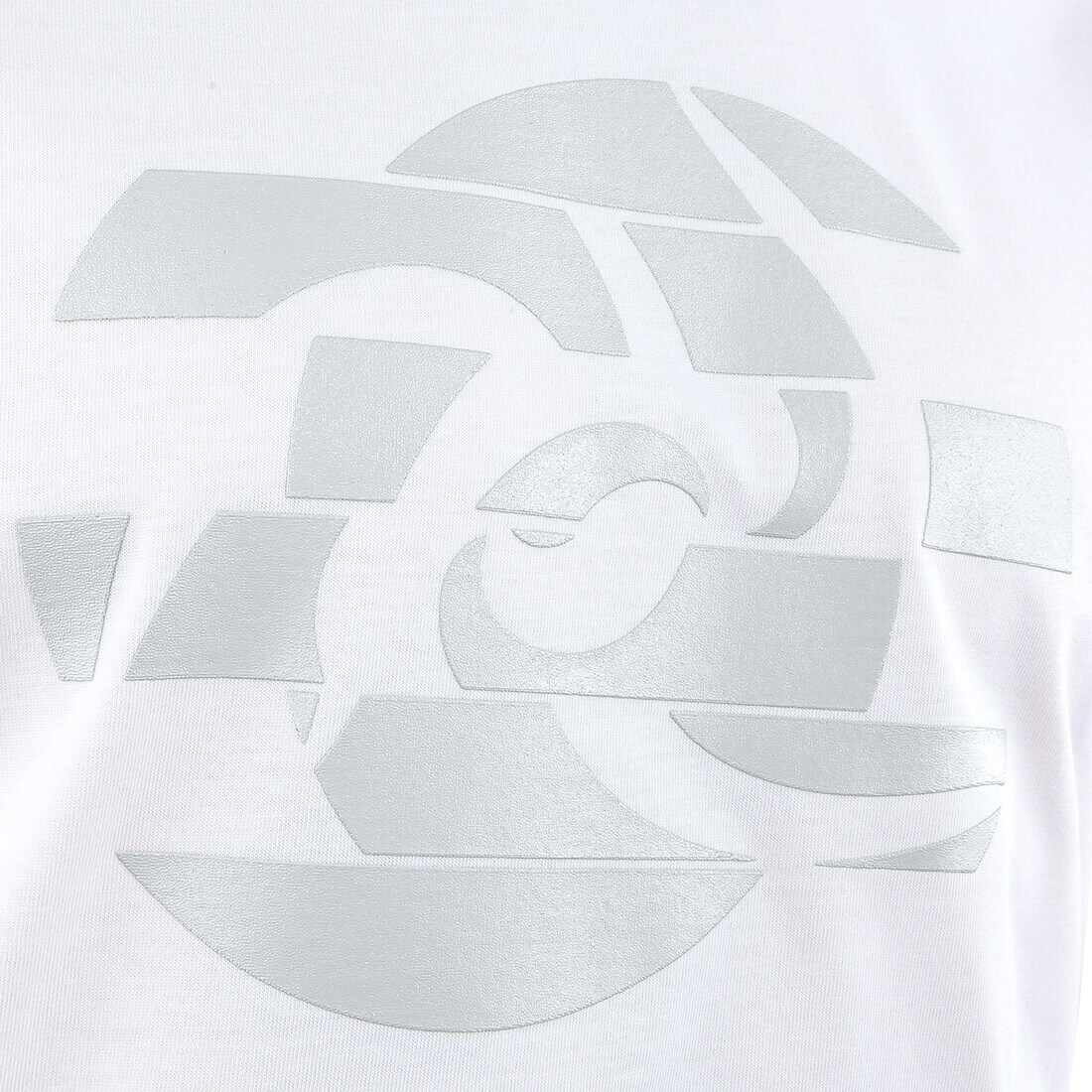 White Printed T-shirts | Abstract Circle | Retro Red