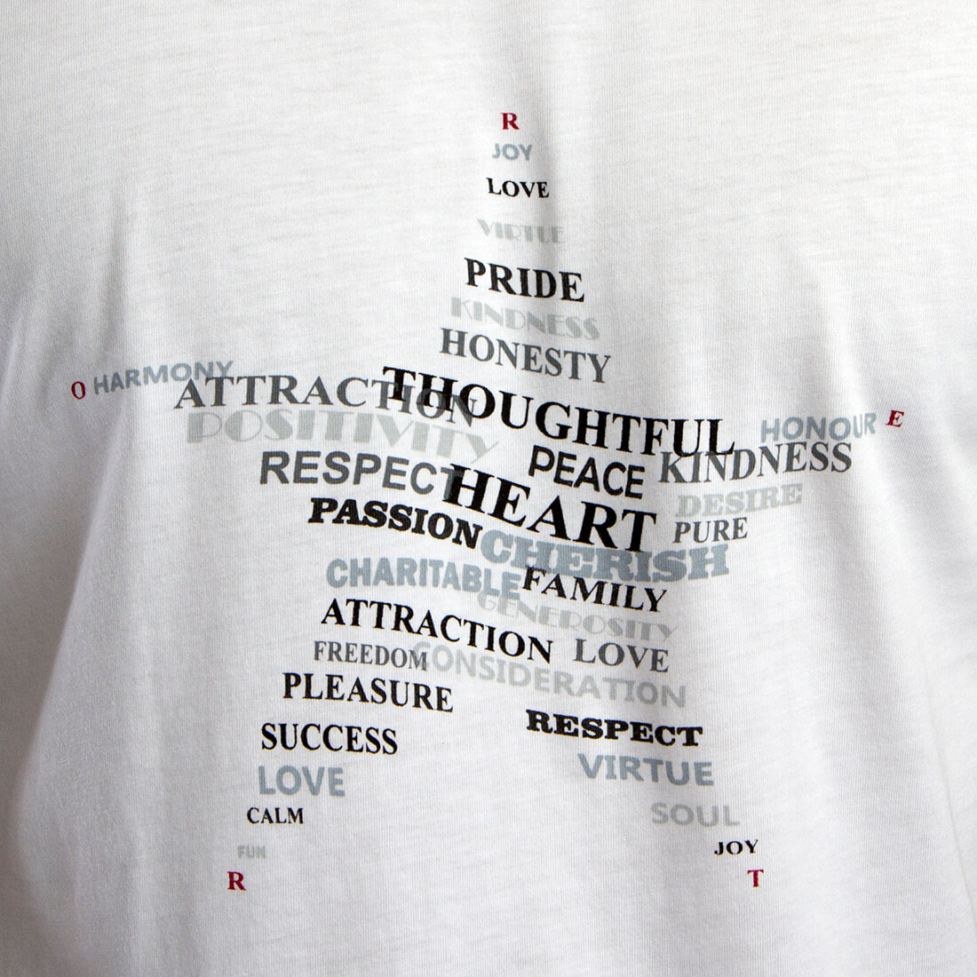 Mens_white_T_shirt_Twisted_star_print